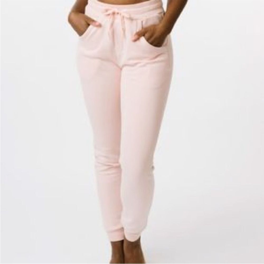 ZYIA PINK SLEEPOVER SWEATPANTS JOGGERS SIZE LARGE